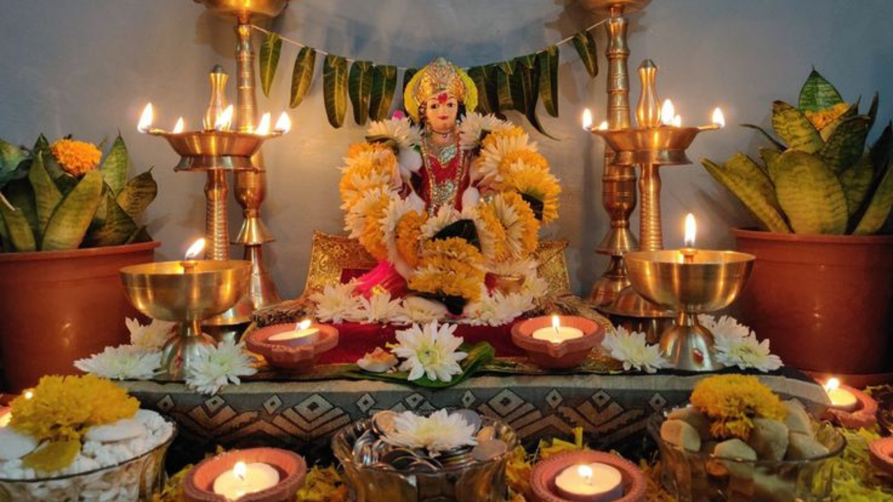 Lakshmi Pooja in Diwali